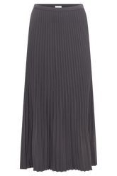 Twyla Pleated Suiting Maxi Skirt - Charcoal